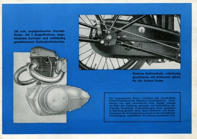 Horex Programm ca. 1939