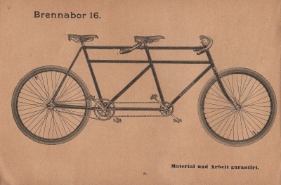 Brennabor Fahrrad Programm 1896 Teil 2