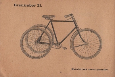 Brennabor bicycle program 1896 part 2