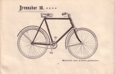 Brennabor Fahrrad Programm 1899 Teil 1