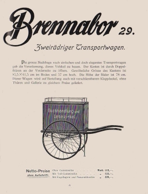 Brennabor Fahrrad Programm 1901 Teil 4