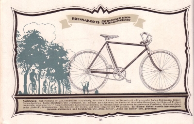 Brennabor Fahrrad Programm 1920 Teil 3