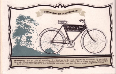 Brennabor  bicycle program 1920 part 3