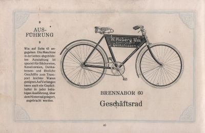 Brennabor Fahrrad Programm 1921 Teil 3