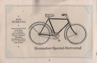 Brennabor Fahrrad Programm 1921 Teil 2