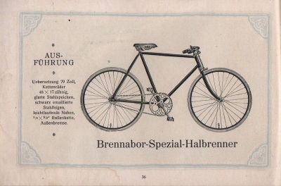 Brennabor Fahrrad Programm 1921 Teil 2