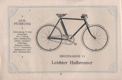 Brennabor bicycle program 1921 part 2