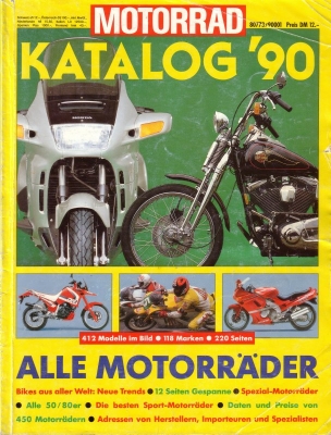 Motorrad Katalog 1990