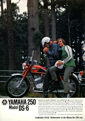 Yamaha 250 DS-6 brochure 1968