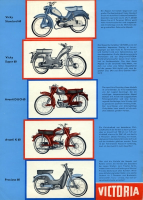 Victoria Moped Programm 1960