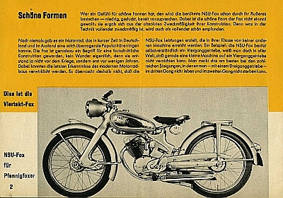 NSU Fox brochure 4.1950