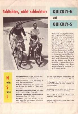 NSU Quickly L Prospekt 1.1957