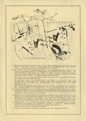 Flink Fahrradhilfsmotor brochure 1950s