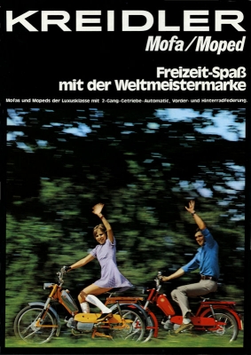 Kreidler Programm Mofa Mopeds 1973