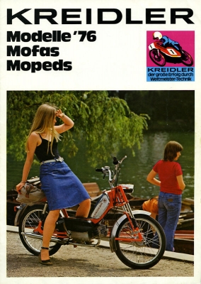 Kreidler Programm Mofa Mopeds 1976