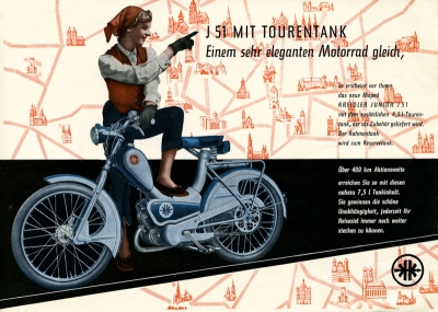Kreidler Junior J 51 Prospekt 7.1955