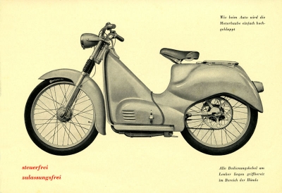 Kreidler Roller R 50 Prospekt 3.1954