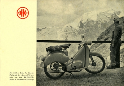Kreidler Roller R 50 Prospekt 3.1954