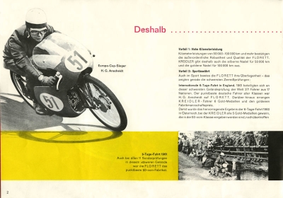 Kreidler Florett Prospekt 5.1962