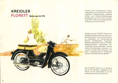 Kreidler Florett Prospekt 5.1962