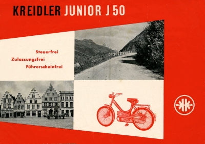 Kreidler Junior J 50 Prospekt 5.1954
