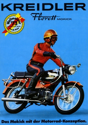 Kreidler Florett Mokick Prospekt 2.1974