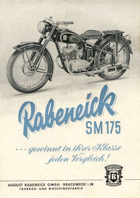 Rabeneick SM 175 Prospekt 9.1951