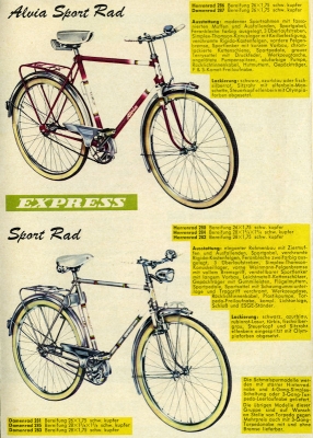 Express Fahrrad Programm 1961