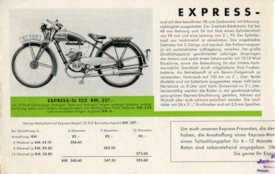 Express program 1937