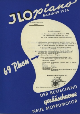 Ilo motor brochure Piano 1956