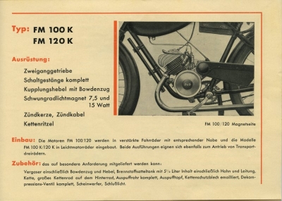 Ilo motors for bicycles brochure 1937