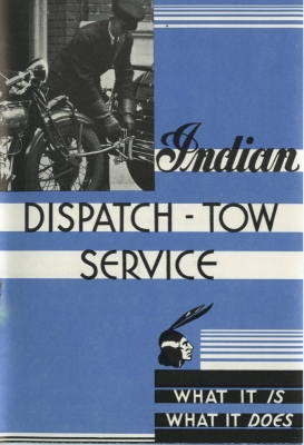 Indian Dispatch Tow Service brochure 1931