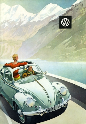 VW Käfer brochure ca. 1960