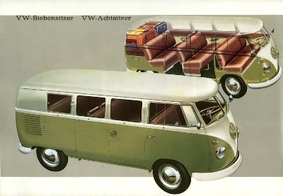 VW T 1 Kleinbus brochure ca. 1960