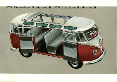 VW T 1 Kleinbus brochure ca. 1960