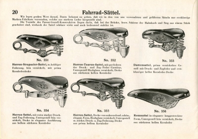 Baltia bicycle program ca. 1927