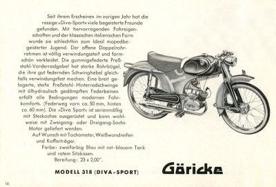 Göricke Programm 1958