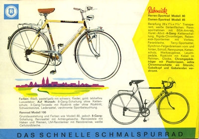Rabeneick Fahrrad Programm 4.1963