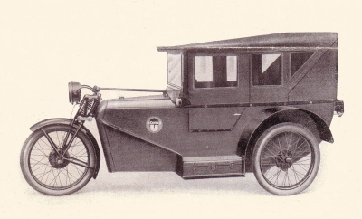 Monos 200 cm Threewheeler brochure 1920s