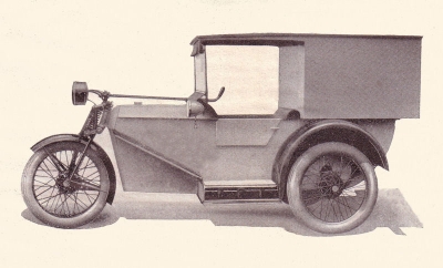 Monos 200 cm Threewheeler brochure 1920s