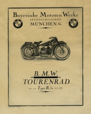 BMW R 32 Prospekt 1925