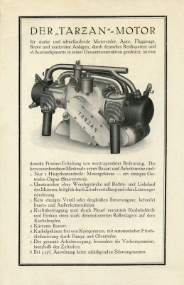 Tarzan and Lehner motors brochure 1924