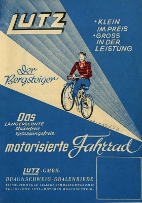 Lutz Standard Modell G 50 Prospekt 1950er Jahre