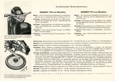 Mammut Programm ca. 1953