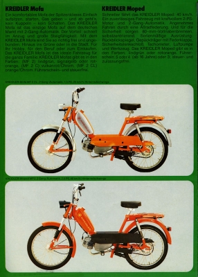 Kreidler Programm Plakat 1975