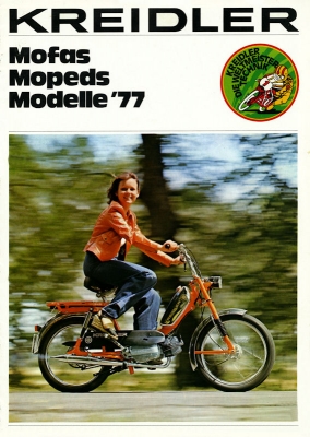 Kreidler Programm Mofa Mopeds 9.1976