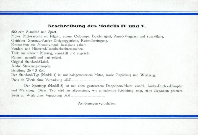 Avis Celer Programm 1931