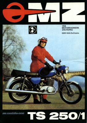MZ TS 250/1 Prospekt 1976