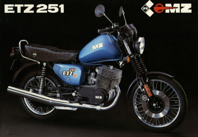 MZ ETZ 251 Prospekt 1990