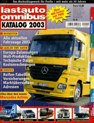 Lastauto + Omnibus Katalog No. 32 2003